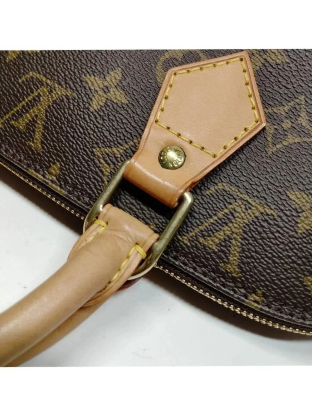 Authentic Louis Vuitton Alma Monogram Satchel Handbag